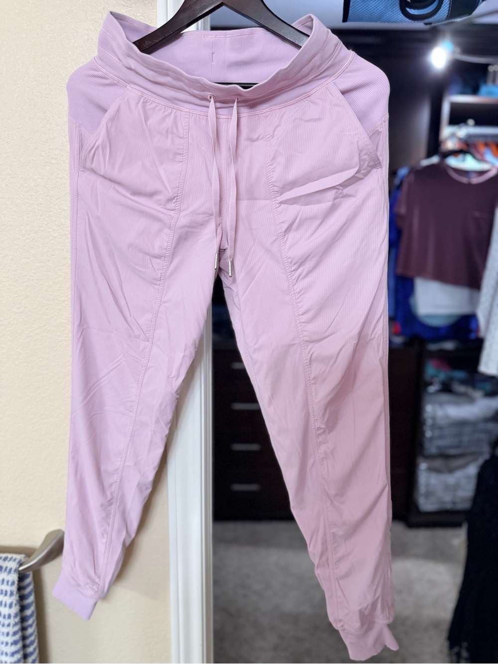 lululemon athletica Light Pink Track Jogger Pants